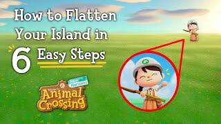 How to Efficiently Flatten Your Island | Animal Crossing New Horizons