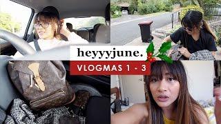 VLOGMAS DAY 1-3 | Worst day ever, Studying, discussing my faith