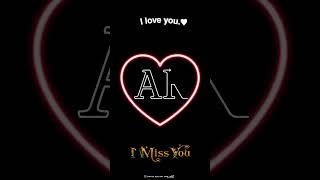 AR Love Name Status AR Letter WhatsApp Status Comment For Ur Name #names #viral #shorts