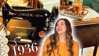 It Happened (again!) I Bought Another Antique Singer Sewing Machine | Unboxing 99k in Cabinet