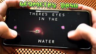 Eyes in The Water (Demon) 100% On Mobile (HandCam) | Geometry Dash