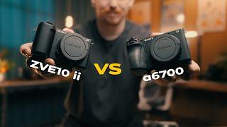 Sony ZVE10 ii VS a6700