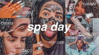 SPA DAY EM CASA COMPLETO | cabelo, unha, sobrancelha, skin care, buço