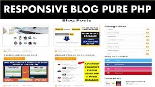 Responsive Website Blog | Free Source Code