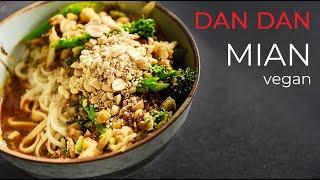 EASY vegetarian Dan Dan Noodles (mian) Recipe!