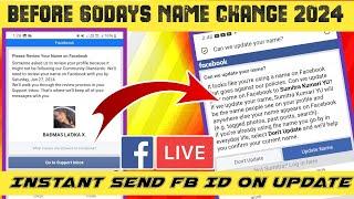 Send facebook account on update name 2024| Please review name on facebook| before 60days name change