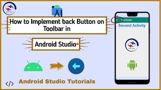 How to add a back Button on Toolbar in Android Studio? | Add Back Button |App Tech|.