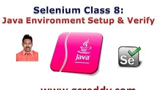 Selenium 8: Java Environment Setup