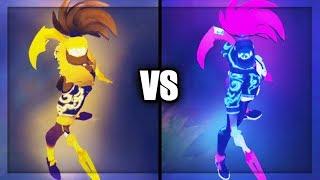 Prestige KDA Akali vs KDA Akali Skins Comparison (League of Legends)