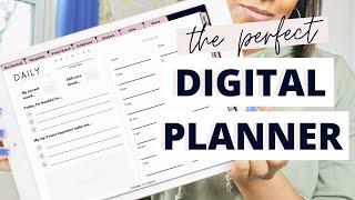 Create the Perfect Digital Planner for You | Using a customizable digital planner with templates