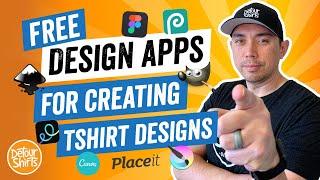 FREE T-Shirt Design Apps To Create Profitable Designs. Start Your Print on Demand business for FREE.
