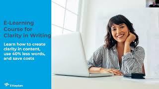 Webinar: e-Learning Course on Clarity in Writing  Simplified Technical English