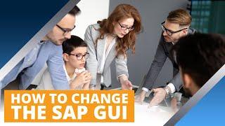 How to change the SAP GUI theme