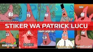 Stiker WA Patrick Lucu -  Stiker Meme Lucu Kocak Jorok