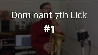 Dominant 7th Lick #1