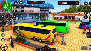 Luxury American Bus Simulator 3D - Coach Bus City Driving - Android GamePlay