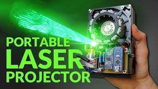 DIY Laser Projector - Built from an old hard drive