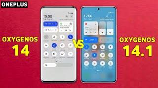 OXYGEN OS 14 vs OXYGEN OS OS 14.1 COMPARISON  - Same But Different 