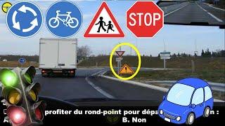 examen code de la route France 2021 @code_de_la_route  - permis de conduire test 1