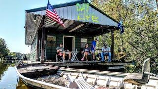 The Houseboat Adventures Continue: Invasive Nutria for Supper with Special Guest!