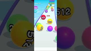 Ball run 2048 Game #gaming #shorts  #gameplay