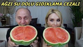 AĞZI SU DOLU GIDIKLAMA CEZALI KARPUZ CHALLENGE! RUKİYE ÇETİNKAYA