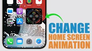 How To Change iPhone Home Screen ANIMATION !