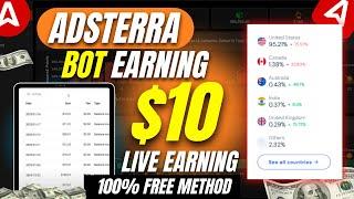 Adsterra Direct link Earning Trick | Adsterra Bot Earning | Adsterra Earning Trick