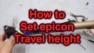 [ Toysfun Cycling ] how to set modify suntour epicon epixon fork travel height mtb bicycle