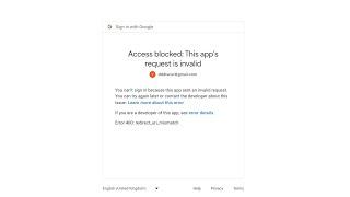 Access blocked: This app's request is invalid. | Google login error redirect_uri_mismatch || #php