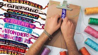 DIY Learn How To Make Friendship Bracelet With Name