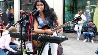 "Dancing On My Own"... on Grafton Street with Brinda Irani . (Robyn/Calum Scott) cover