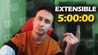 COMO HACER UN STREAM EXTENSIBLE, EXTENDIBLE, AMPLIABLE  EN TWITCH