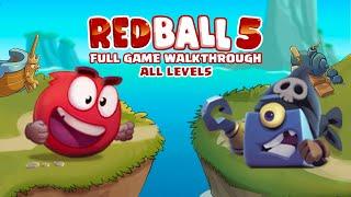 Red Ball 5 - Full Game Walkthrough - All Levels - Android Gameplay