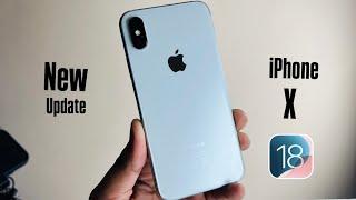 iPhone X on iOS 18 - New Update || How to install iOS 18 in iPhone X