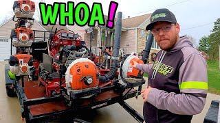 LAWN CARE TRAILER SETUP 2022 | THIS IS OUR BEST SETUP EVER!