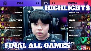 DK vs GEN - All Games Highlights | Grand Finals 2021 LCK Spring | DAMWON Kia vs Gen.G Full Bo5