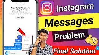 FIX Instagram Message Problem | instagram dm not working | instagram message not sent problem