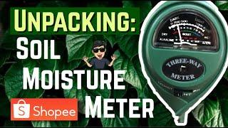 Unpacking: Soil PH, Light and Moisture Meter for Plant Hobbyist