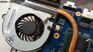 Notebook Cleaning Fan Cooler fix high temperature Problem
