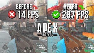  APEX LEGENDS: BEST SETTINGS TO BOOST FPS AND FIX FPS DROPS / STUTTER | Low-End PC ️