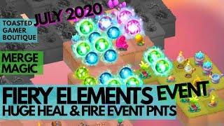 Huge Heal & Fire Event Points • Merge Magic Fiery Elements Event July 2020 