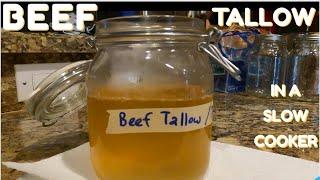 How To Render Beef Fat/Beef Tallow (slow cooker)