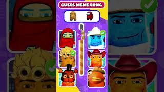 Guess The Meme By Emoji |Gedagedigedagedago#2 (Cotton Eye Joe) #meme #memesong #funny #catnap #memes