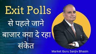 Exit Polls से पहले जाने कैसा रहेगा बाजार का हाल | Sanjiv Bhasin