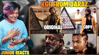 JUNIOR REACTS TO MOST FUNNY KGF CHAPTER 2 SPOOF TRAILER