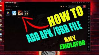 HOW TO ADD FREE FIRE APK AND OBB FILE IN EMULATOR