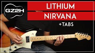 Lithium Guitar Tutorial Nirvana Guitar Lesson |Riff + Chords + TAB|