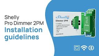 Shelly Pro Dimmer 2PM - Installation video US