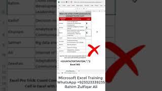 Count Comma Separated values in a Single Cell in Excel with COUNTA and TEXTSPLIT #shorts